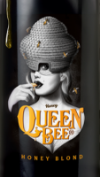Queen Bee Blond bier etiket